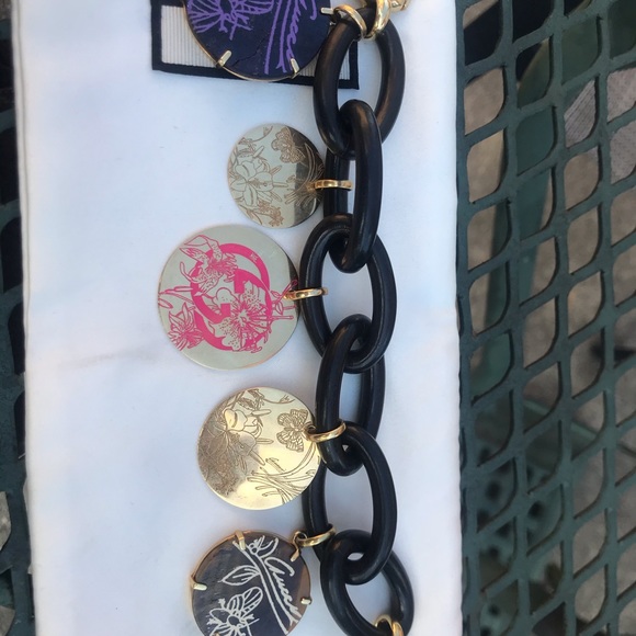 Gucci Gold Wood Link Charm Bracelet 18k 750 Bee - Picture 5 of 12
